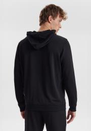 Hoodie, Logo | Bambus-Viskose | schwarz -JBS of Denmark Men