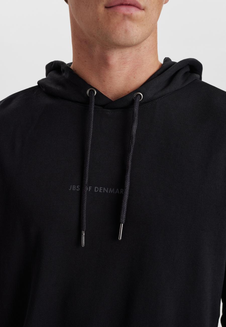 Hoodie, Logo | Bambus-Viskose | schwarz -JBS of Denmark Men