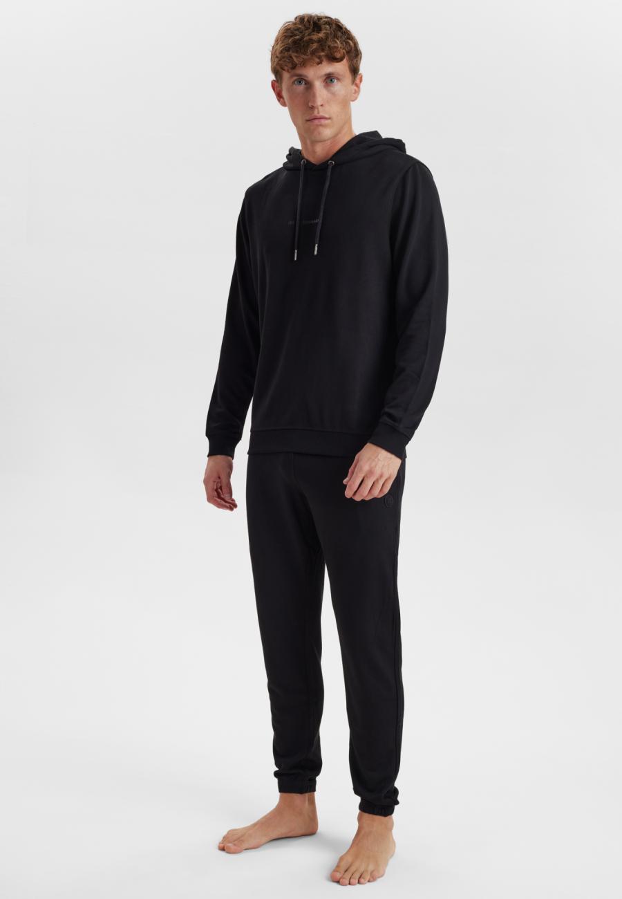 Hoodie, Logo | Bambus-Viskose | schwarz -JBS of Denmark Men