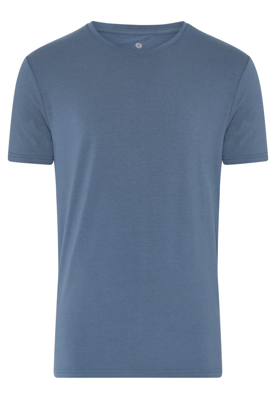 T-Shirt, Rundhals | Bambus-Viskose | graublau -JBS of Denmark Men