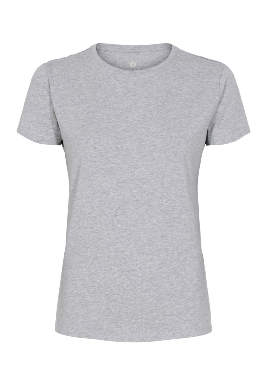 T-Shirt | Bambus-Viskose | hellgrau melange -JBS of Denmark Women