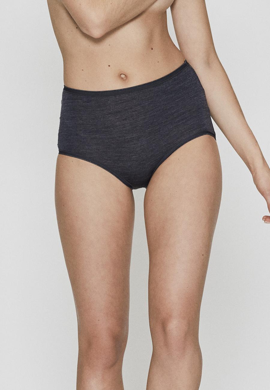Taillenslip | Bio-Wolle | dunkelgrau -JBS of Denmark Women