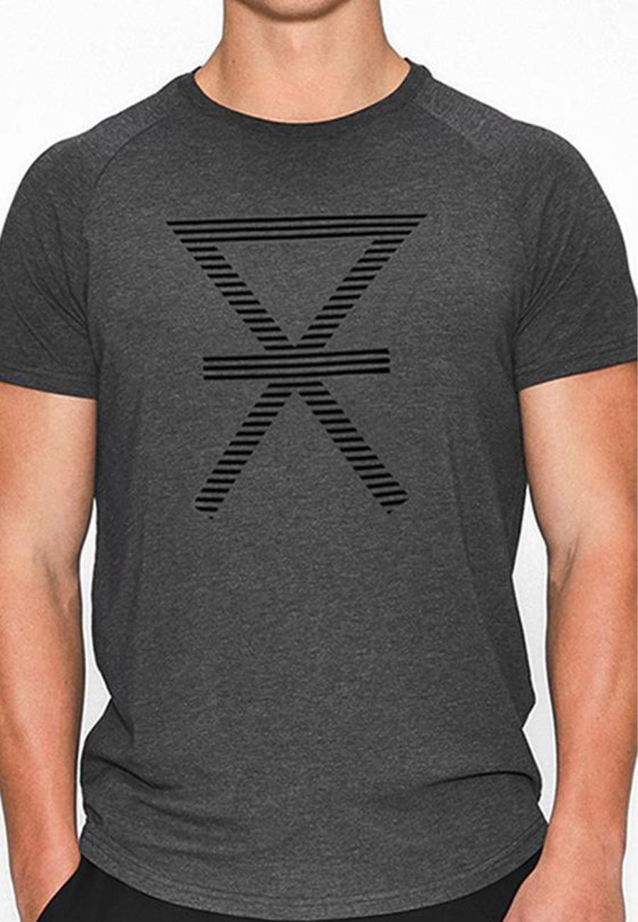 T-Shirt, Logo groß | Bambus-Viskose | grau -JBS of Denmark Men