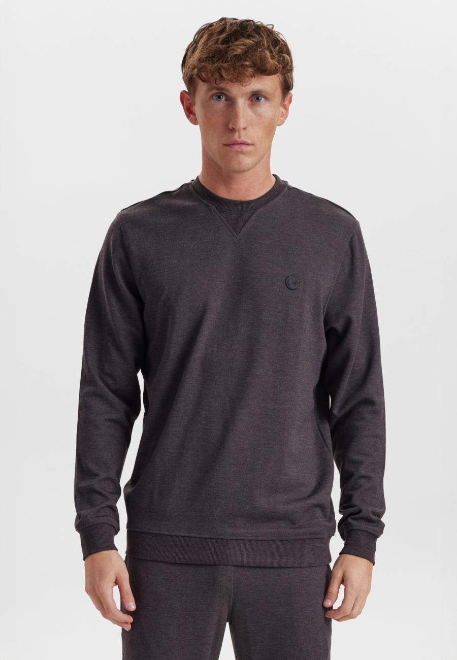 Sweatshirt, Logo | Bambus-Viskose | dunkelgrau -JBS of Denmark Men