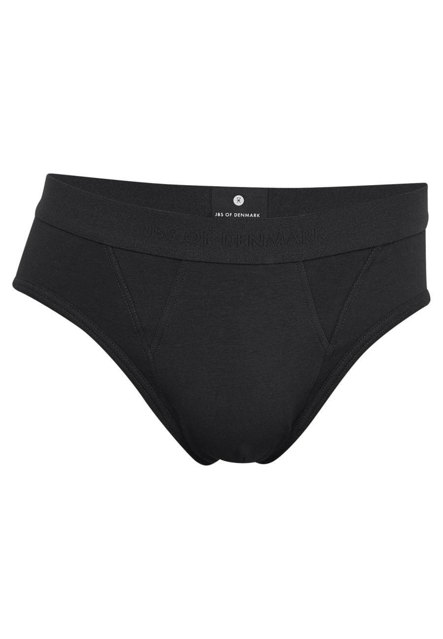 Herren-Slip, 2er-Pack | Bio-Baumwolle | schwarz -JBS of Denmark Men