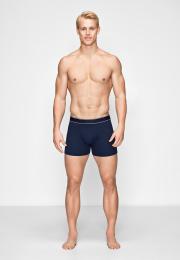 Unterhose, Piqué, 2er-Pack | Bambus-Viskose | schwarz und blau -JBS of Denmark Men
