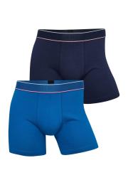 Unterhose, Piqué, 2er-Pack | Bambus-Viskose | schwarz und blau -JBS of Denmark Men