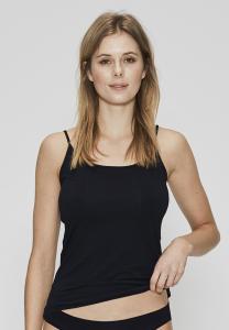 Trägertop | Bio-Baumwolle | Schwarz -JBS of Denmark Women