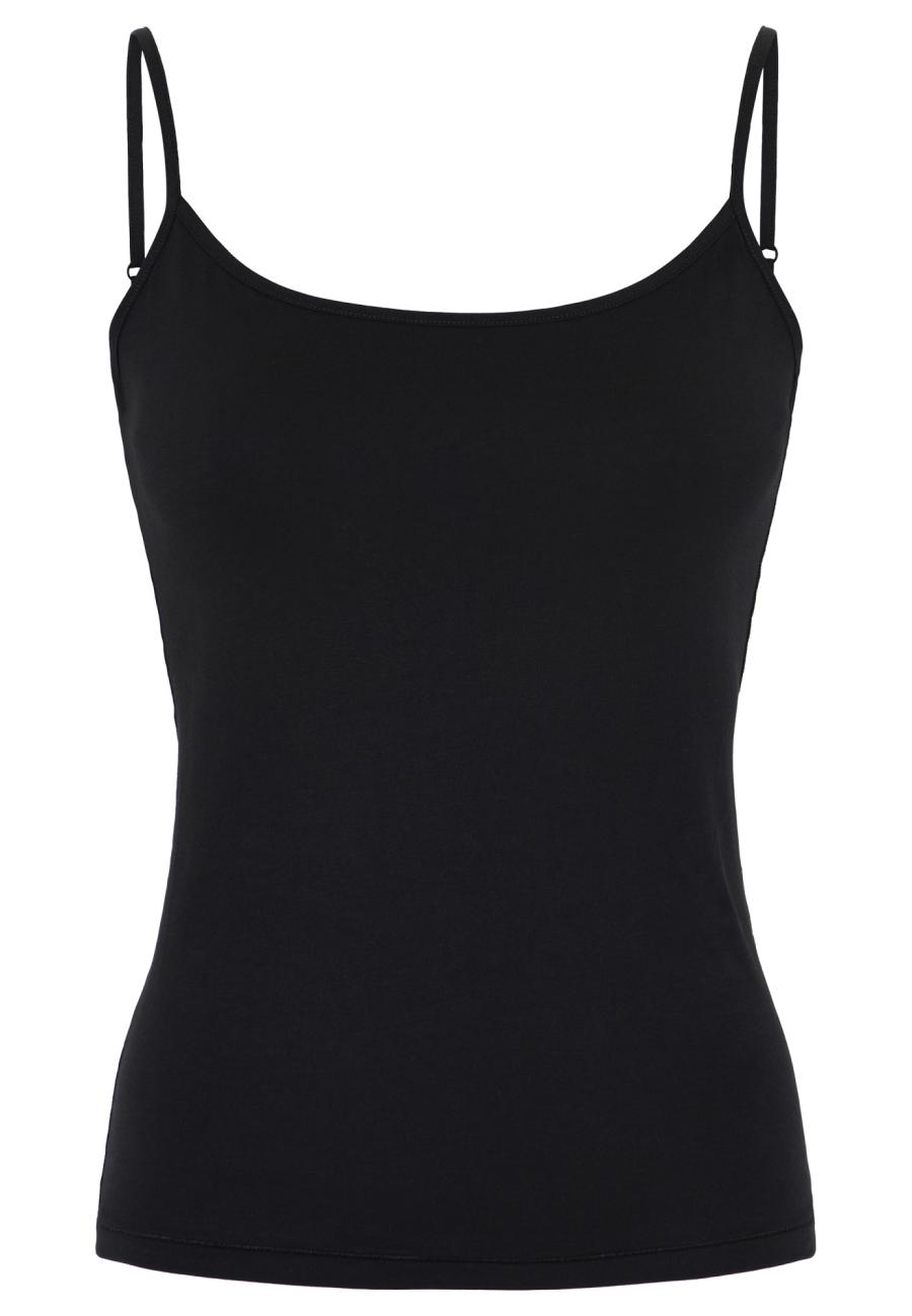 Trägertop | Bio-Baumwolle | schwarz -JBS of Denmark Women