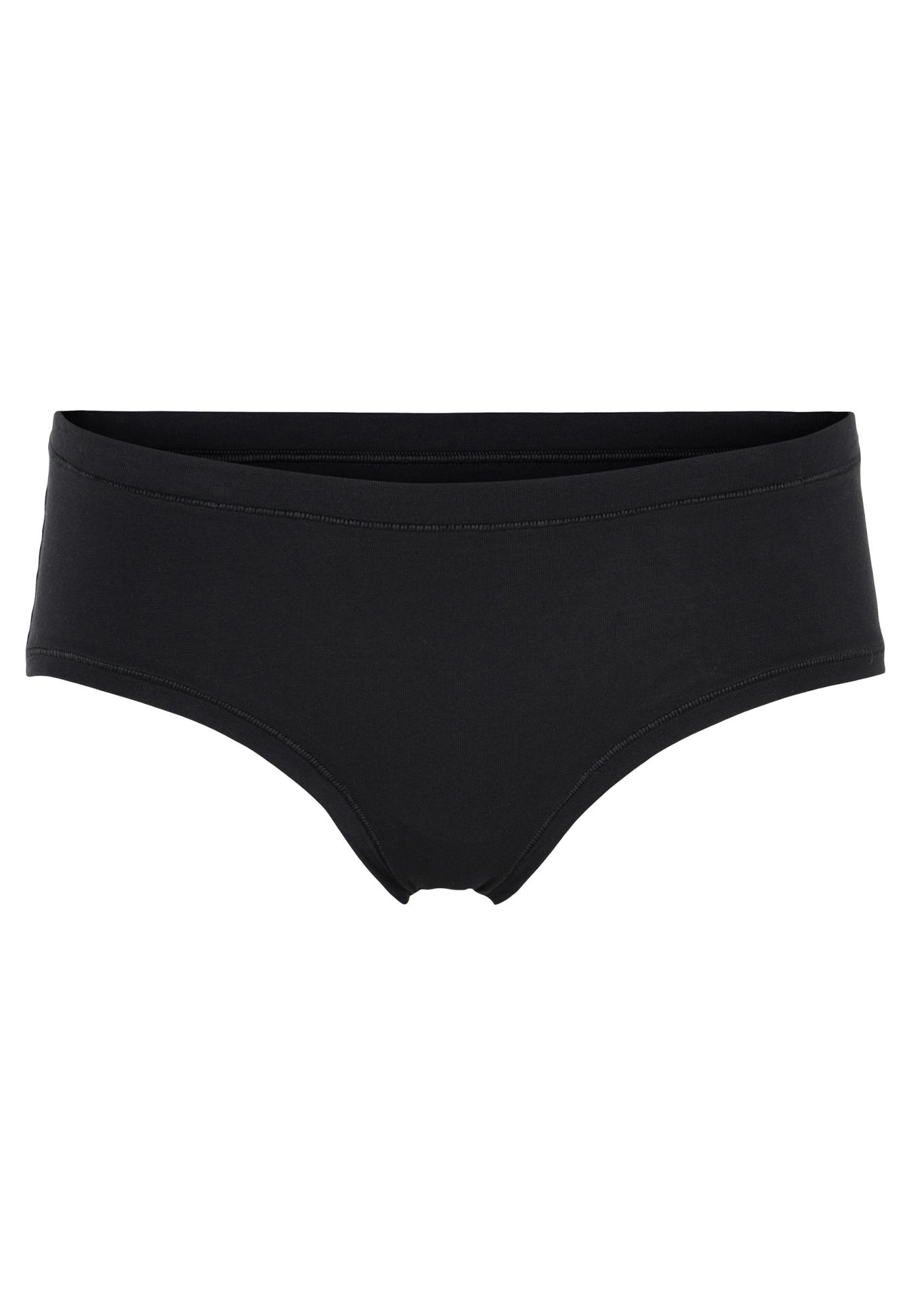 Hipster, Bio-Baumwolle, Schwarz