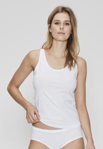 Tanktop, Bio-Baumwolle, Weiß