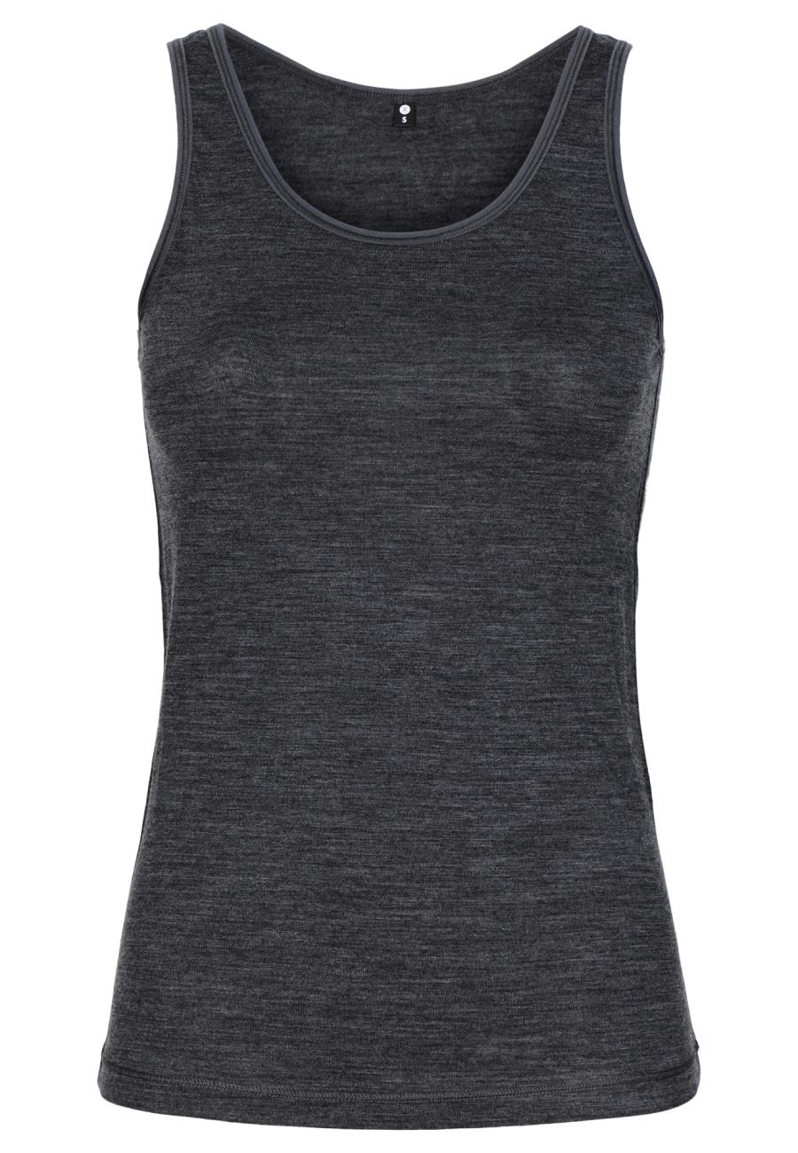 Tanktop | Bio-Wolle | dunkelgrau -JBS of Denmark Women