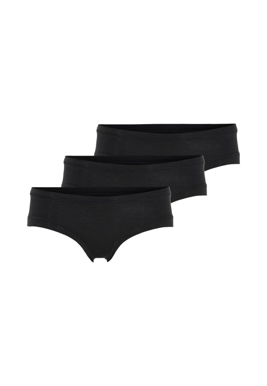 Hipster, 3er-Pack | Bambus-Viskose | schwarz -JBS of Denmark Women