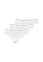 Tanga, 3er-Pack | Bambus-Viskose | weiß -JBS of Denmark Women