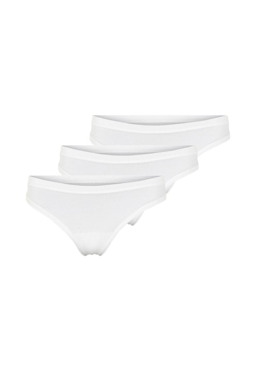 Tanga, 3er-Pack | Bambus-Viskose | weiß -JBS of Denmark Women