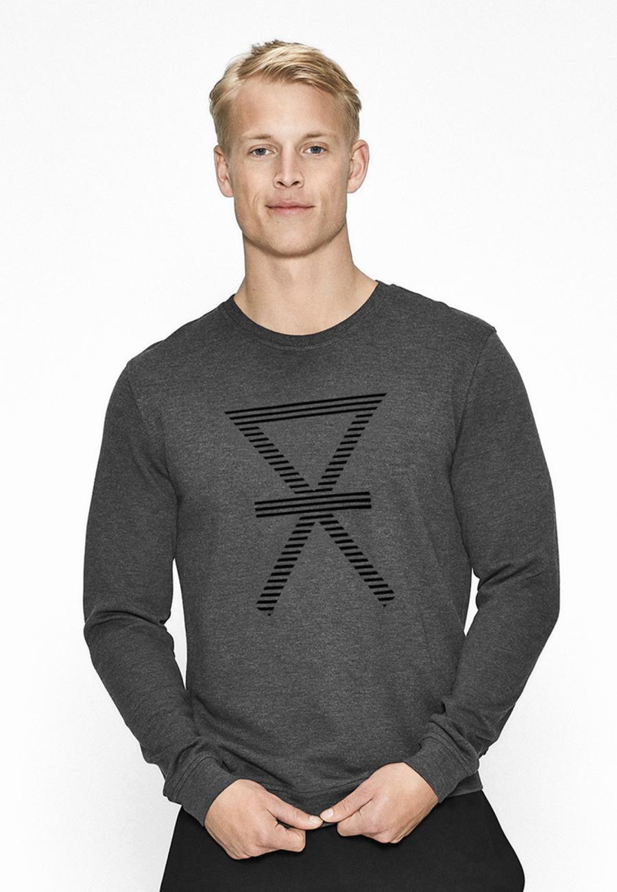 Sweatshirt, Bambus-Viskose, dunkelgrau