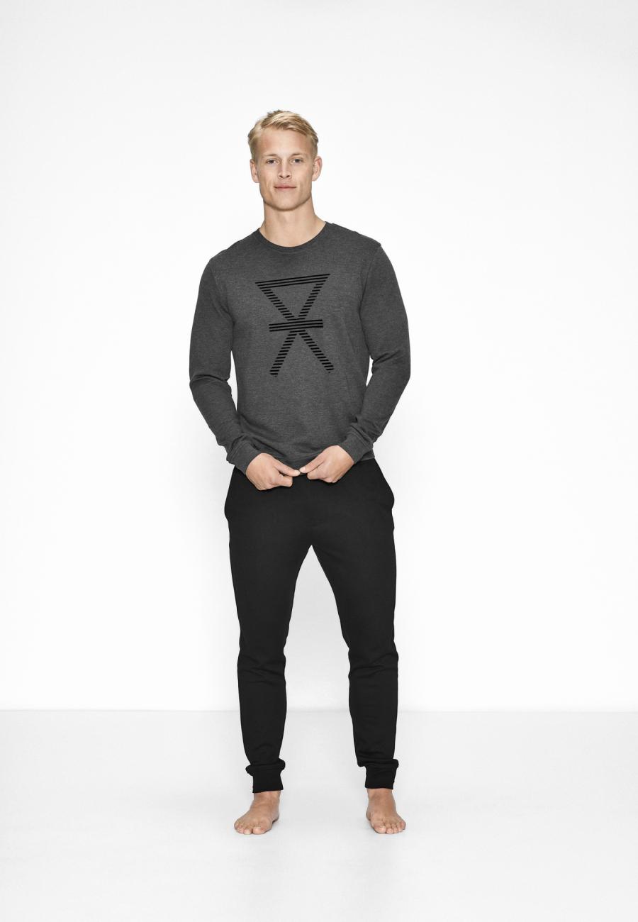Sweatshirt, Bambus-Viskose, dunkelgrau