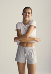 Sweatshorts | Bambus-Viskose | hellgrau melange -JBS of Denmark Women