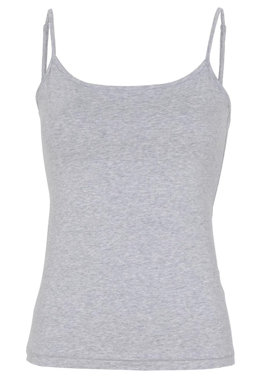 Trägertop | Bambus-Viskose | hellgrau melange -JBS of Denmark Women
