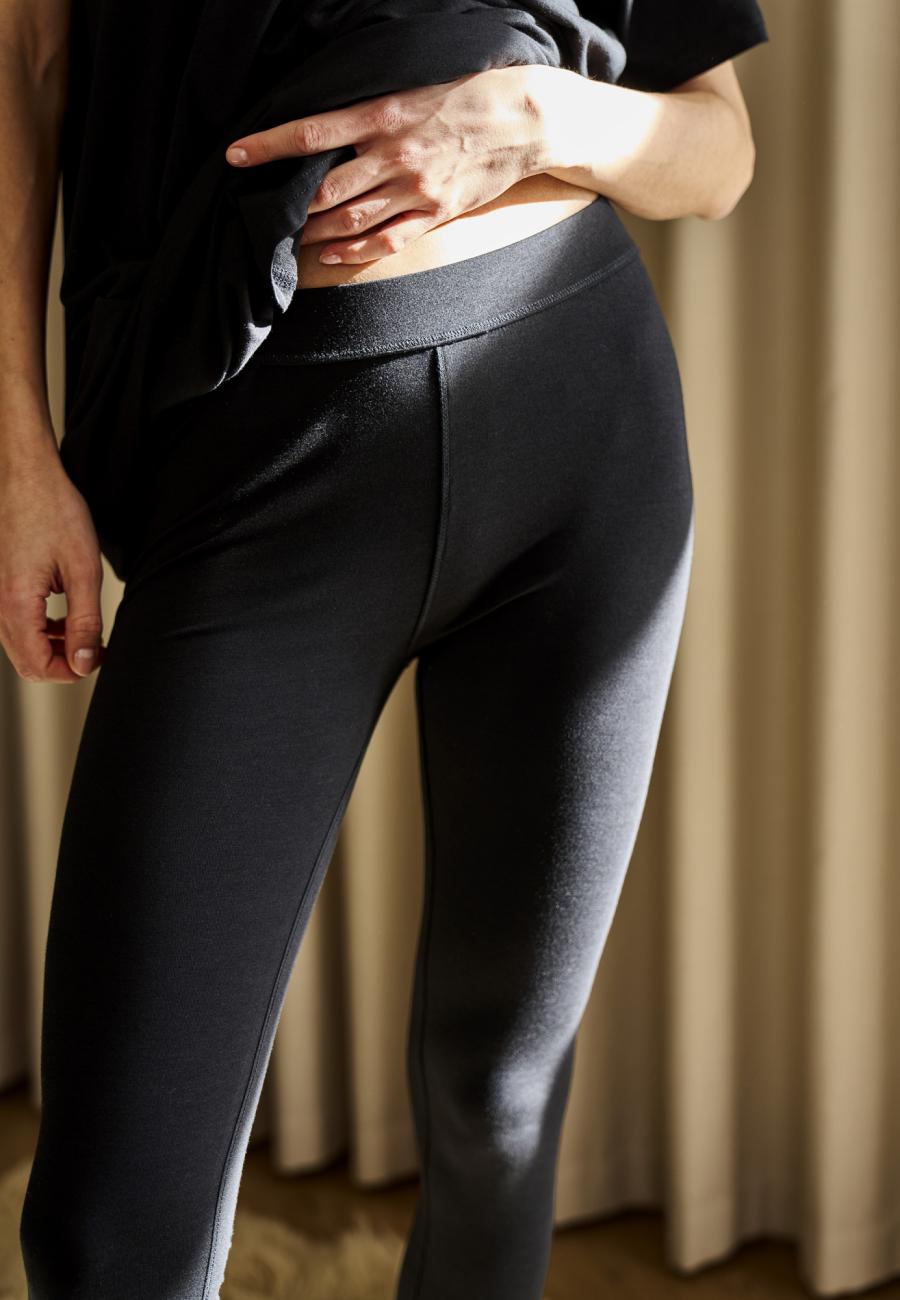 Leggings | Bambus-Viskose | schwarz -JBS of Denmark Women