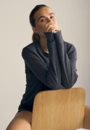 Sweatshirt | Bambus-Viskose | dunkelgrau -JBS of Denmark Women