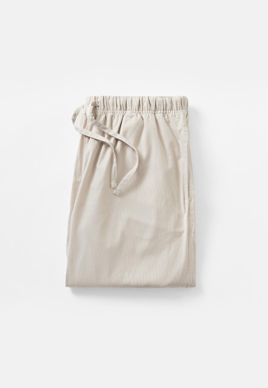 Pyjamahose | Bambus-Viskose | sand gestreift -JBS of Denmark Women