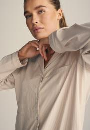 Nachthemd | Bambus-Viskose | sand gestreift -JBS of Denmark Women