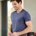 T-Shirt, Rundhals | Bambus-Viskose | blau -JBS of Denmark Men