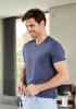 T-Shirt, Rundhals | Bambus-Viskose | blau -JBS of Denmark Men