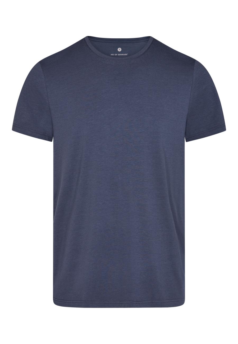 T-Shirt, Rundhals | Bambus-Viskose | blau -JBS of Denmark Men