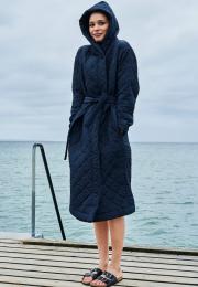 Bademantel, Fleece | Polyester | navy -JBS of Denmark Women