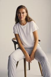 Jogginghose | Bambus-Viskose | hellgrau melange -JBS of Denmark Women