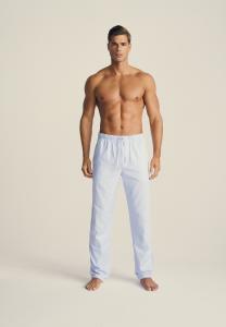 Pyjamahose, Bambus-Viskose, blau gestreift