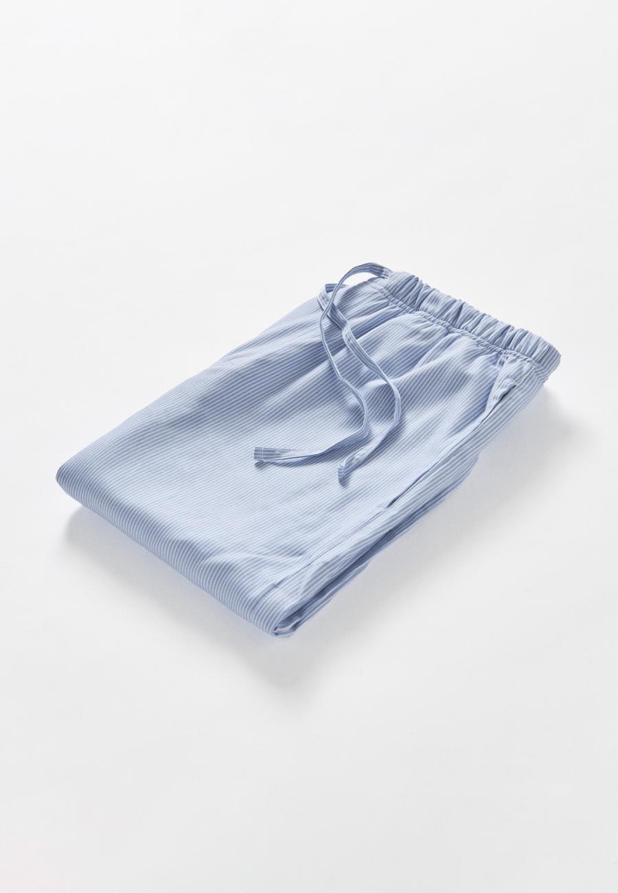 Pyjamahose | Bambus-Viskose | blau gestreift -JBS of Denmark Men