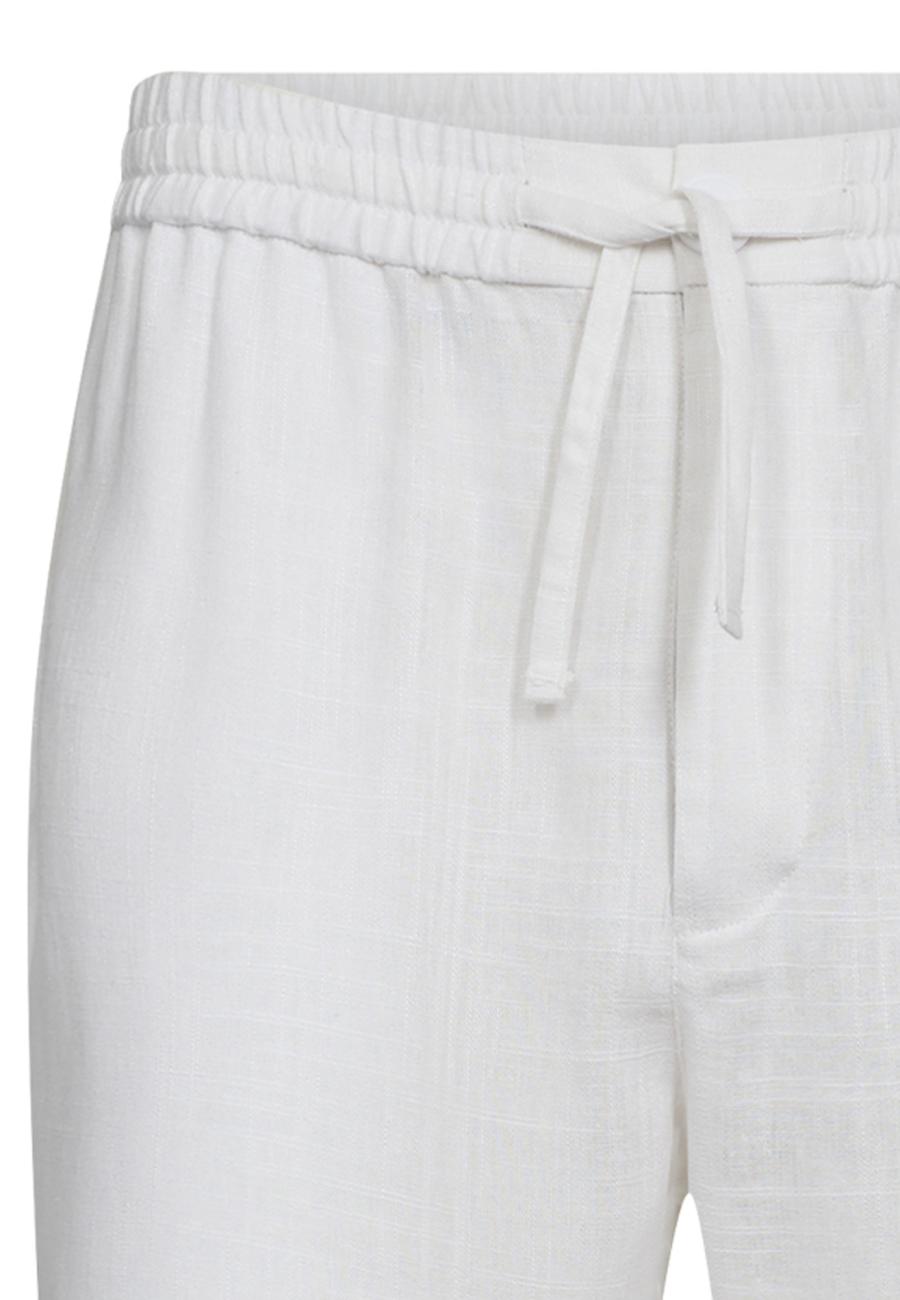 Hose | Bambus-Viskose &amp; Leinen | weiß -JBS of Denmark Men