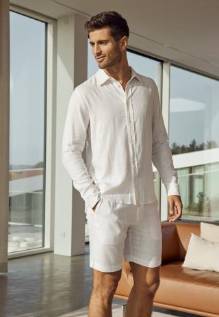 Hemd | Bambus-Viskose & Leinen | weiß -JBS of Denmark Men Hemd | Bambus-Viskose & Leinen | weiß -JBS of Denmark Men