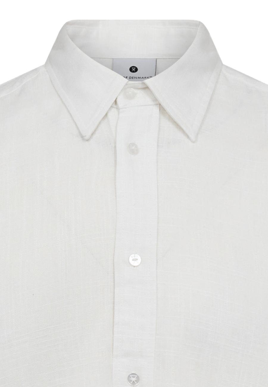 Hemd | Bambus-Viskose &amp; Leinen | weiß -JBS of Denmark Men