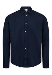 Hemd | Bambus-Viskose &amp; Leinen | navy -JBS of Denmark Men