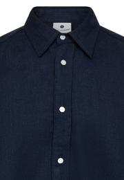 Hemd | Bambus-Viskose &amp; Leinen | navy -JBS of Denmark Men