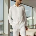 Shorts | Bambus-Viskose &amp; Leinen | weiß -JBS of Denmark Men