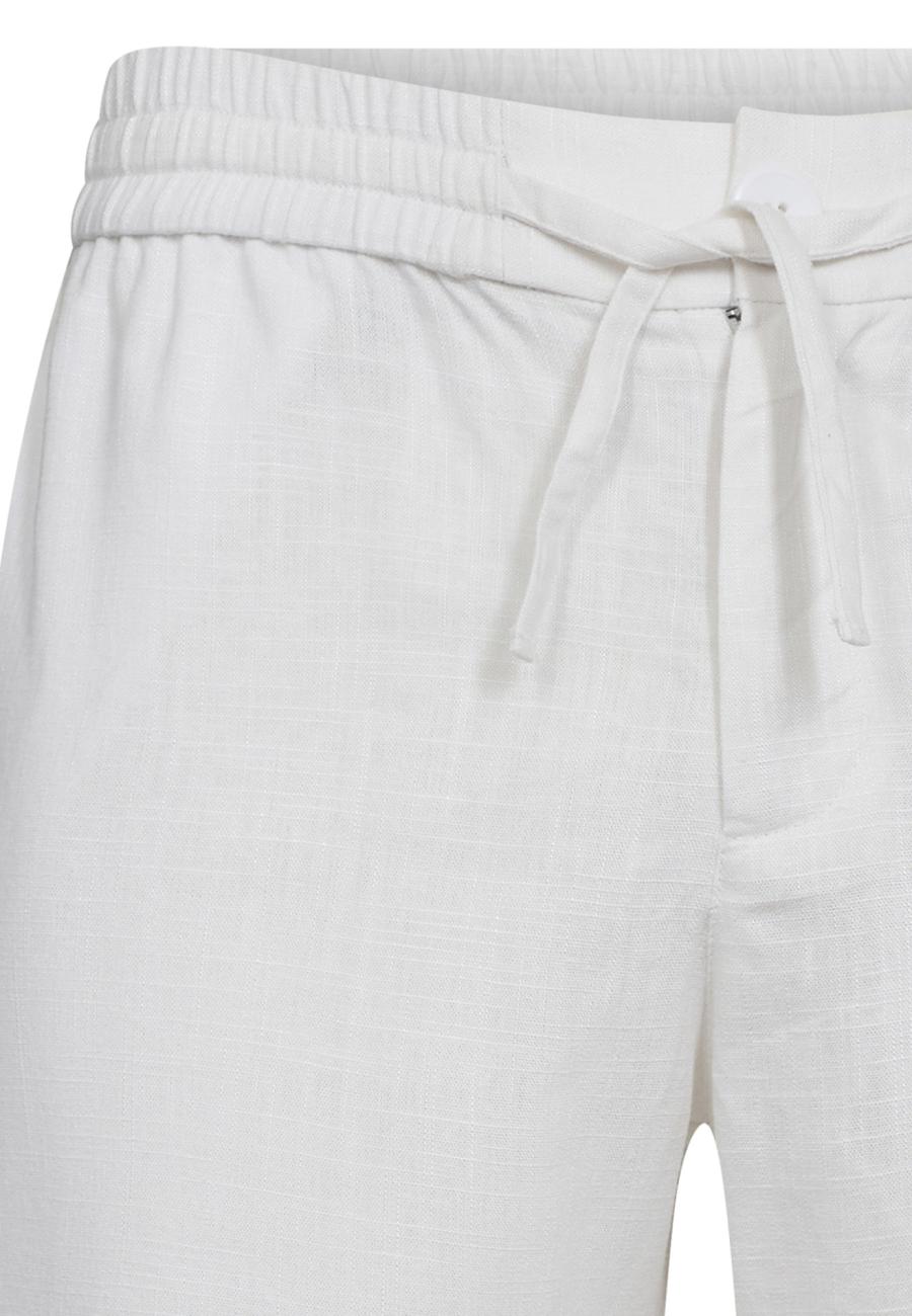 Shorts, Bambus-Viskose &amp; Leinen, weiß