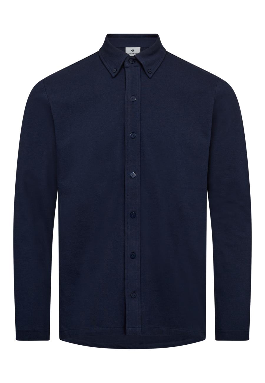 Hemd, Piqué | Bambus-Viskose | navy -JBS of Denmark Men