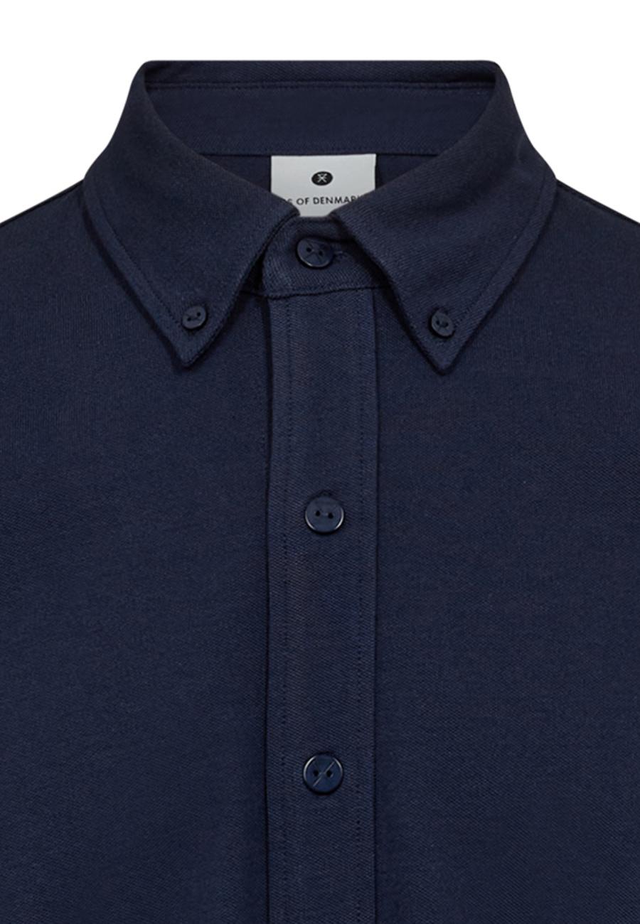 Hemd, Piqué | Bambus-Viskose | navy -JBS of Denmark Men