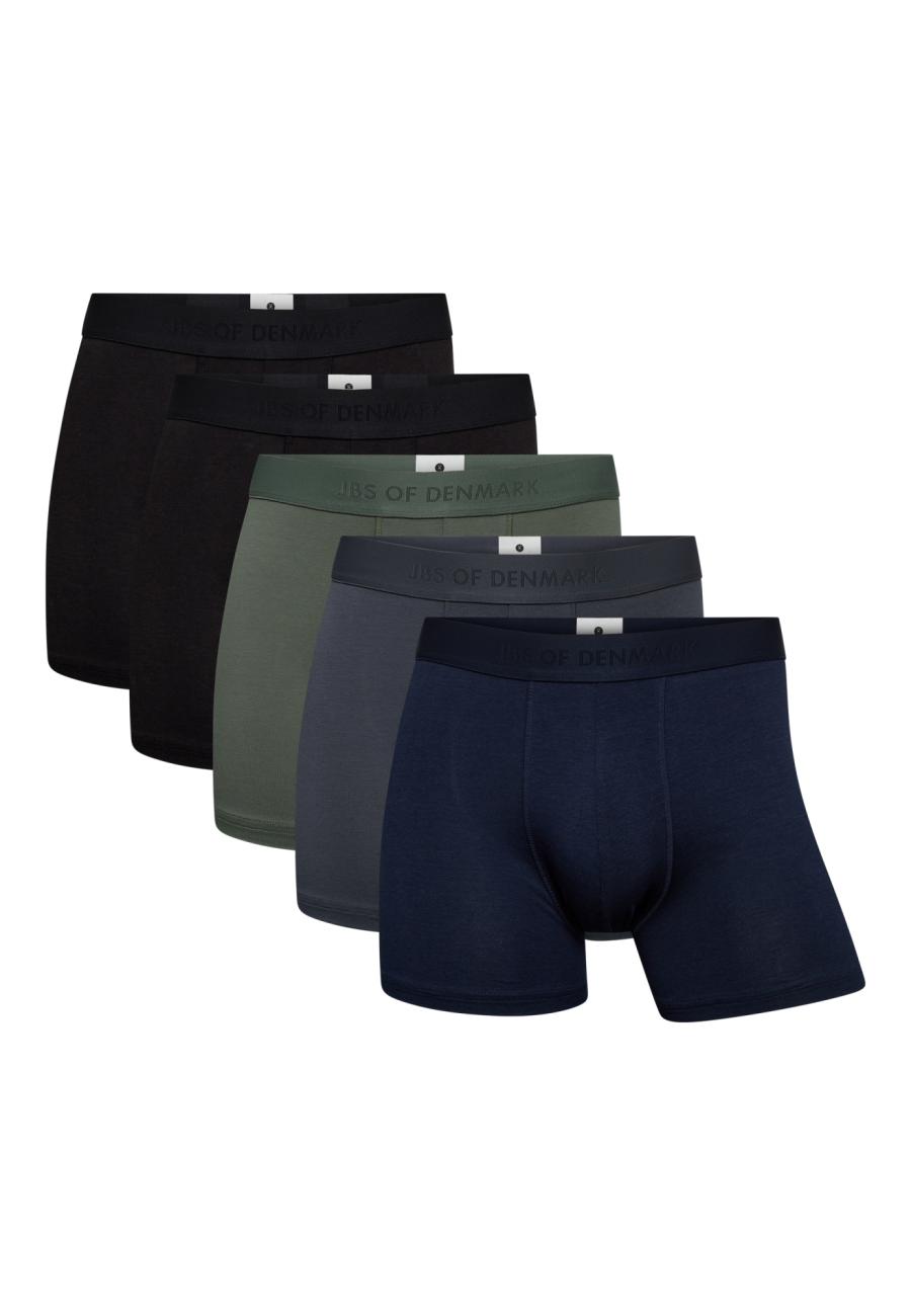 Unterhose, 5er-Pack, Bambus-Viskose, mehrfarbig