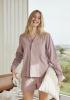 Pyjama-Hemd, Seersucker | Bambus-Viskose | rosé -JBS of Denmark Women