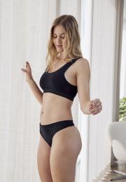 Tanga | Bio-Bambus-Viskose | schwarz -JBS of Denmark Women