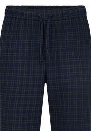 Pyjamahose, Flanell| 100% Bio-Baumwolle | dunkelblau kariert -JBS of Denmark Men