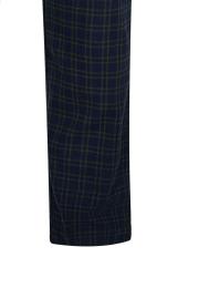 Pyjamahose, Flanell| 100% Bio-Baumwolle | dunkelblau kariert -JBS of Denmark Men