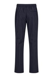 Pyjamahose, Flanell | 100% Bio-Baumwolle | dunkelblau gestreift -JBS of Denmark Men