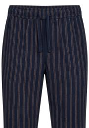 Pyjamahose, Flanell | 100% Bio-Baumwolle | dunkelblau gestreift -JBS of Denmark Men